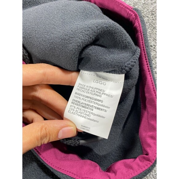 Under Armour Jacket Mens Large Purple Black Waterproof Fleece Insulated 1357116 - Picture 9 of 11